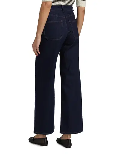 FRAME Women's Le Slim Palazzo Modernist Pocket Jeans - Rinse | Thumbnail 5 FRAME Women's Le Slim Palazzo Modernist Pocket Jeans - Rinse | Thumbnail 5