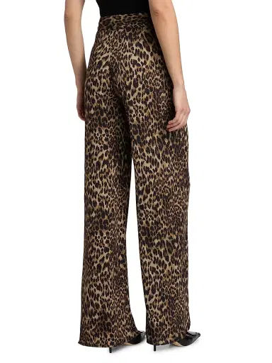 Nili Lotan Women's Kiana Leopard Wide-Leg Pants - Vintage Leopard Print | Thumbnail 5 Nili Lotan Women's Kiana Leopard Wide-Leg Pants - Vintage Leopard Print | Thumbnail 5