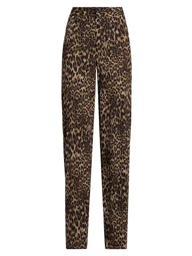 Nili Lotan Women's Kiana Leopard Wide-Leg Pants - Vintage Leopard Print | Thumbnail 1 Nili Lotan Women's Kiana Leopard Wide-Leg Pants - Vintage Leopard Print | Thumbnail 1