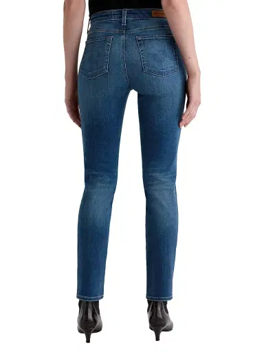 AG Jeans Women's Mari Mid-Rise Slim Straight-Leg Jeans - 12 Years Assumption | Thumbnail 4 AG Jeans Women's Mari Mid-Rise Slim Straight-Leg Jeans - 12 Years Assumption | Thumbnail 4