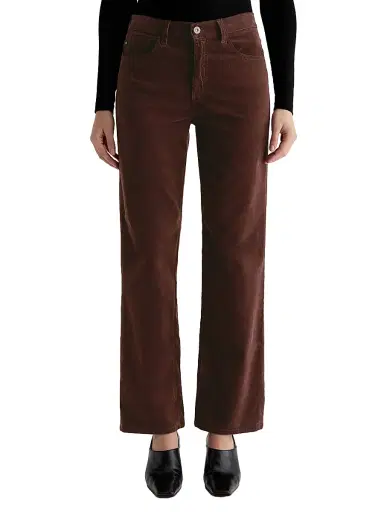 AG Jeans Women's Brinley Stretch Corduroy Straight-Leg Pants | Thumbnail 2 AG Jeans Women's Brinley Stretch Corduroy Straight-Leg Pants | Thumbnail 2