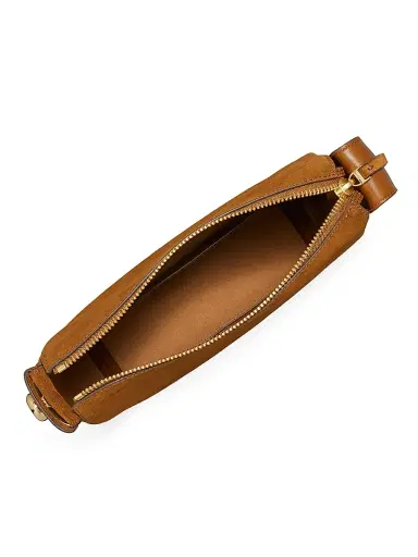 Tory Burch Women's Romy Suede Shoulder Bag - Caramel | Thumbnail 3 Tory Burch Women's Romy Suede Shoulder Bag - Caramel | Thumbnail 3