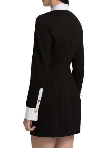 Generation Love Women's Kendall Ponte A-Line Minidress - Black White | Thumbnail 5 Generation Love Women's Kendall Ponte A-Line Minidress - Black White | Thumbnail 5