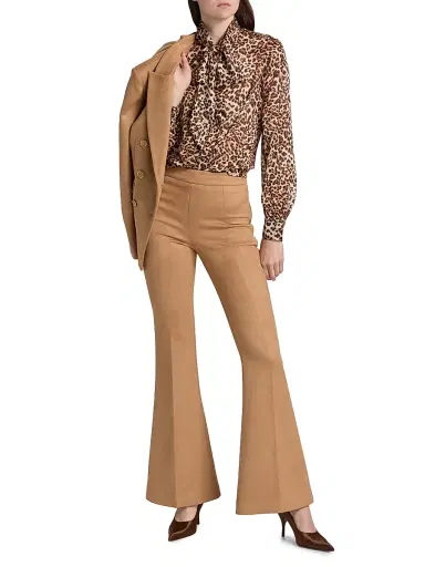 Generation Love Women's Wesley Faux Suede Pants - Lion | Thumbnail 2 Generation Love Women's Wesley Faux Suede Pants - Lion | Thumbnail 2