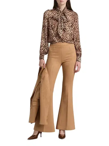Generation Love Women's Veralli Leo Bow-Tie Blouse - Leopardess | Thumbnail 2 Generation Love Women's Veralli Leo Bow-Tie Blouse - Leopardess | Thumbnail 2