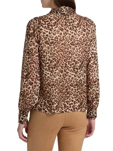 Generation Love Women's Veralli Leo Bow-Tie Blouse - Leopardess | Thumbnail 5 Generation Love Women's Veralli Leo Bow-Tie Blouse - Leopardess | Thumbnail 5