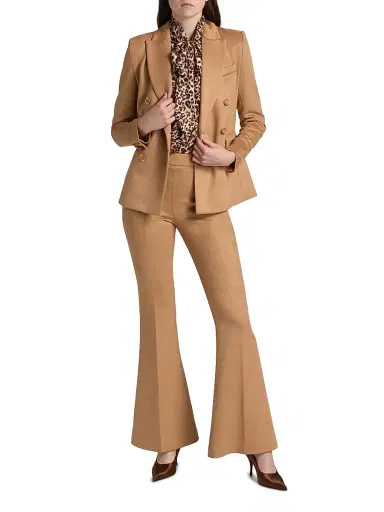 Generation Love Women's Arielle FauxSuede Boyfriend Blazer - Lion | Thumbnail 2 Generation Love Women's Arielle FauxSuede Boyfriend Blazer - Lion | Thumbnail 2