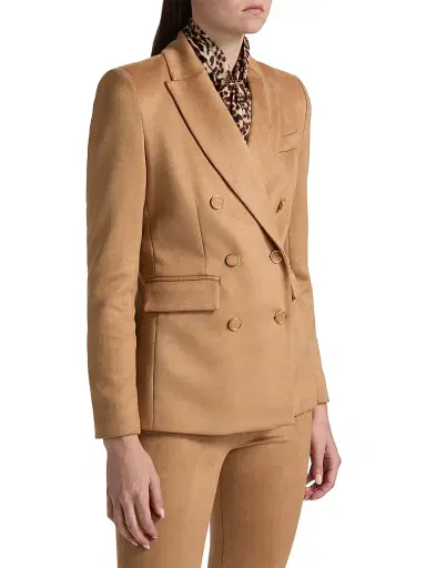Generation Love Women's Arielle FauxSuede Boyfriend Blazer - Lion | Thumbnail 4 Generation Love Women's Arielle FauxSuede Boyfriend Blazer - Lion | Thumbnail 4