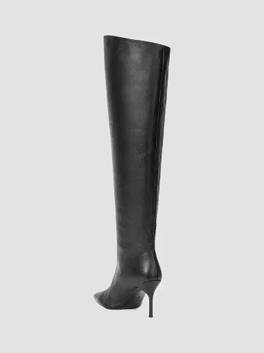 Staud Women's Sebastian 75MM Leather Over-The-Knee Boots - Black - Size 11 | Thumbnail 3 Staud Women's Sebastian 75MM Leather Over-The-Knee Boots - Black - Size 11 | Thumbnail 3