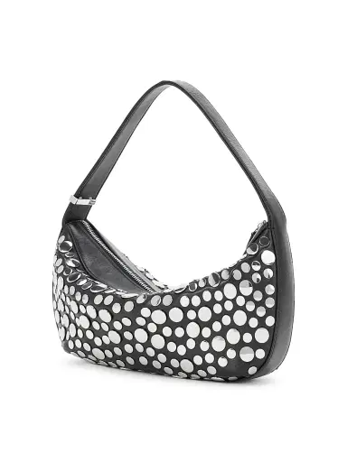 Staud Women's Demy Studded Leather Shoulder Bag - Rivets | Thumbnail 2 Staud Women's Demy Studded Leather Shoulder Bag - Rivets | Thumbnail 2