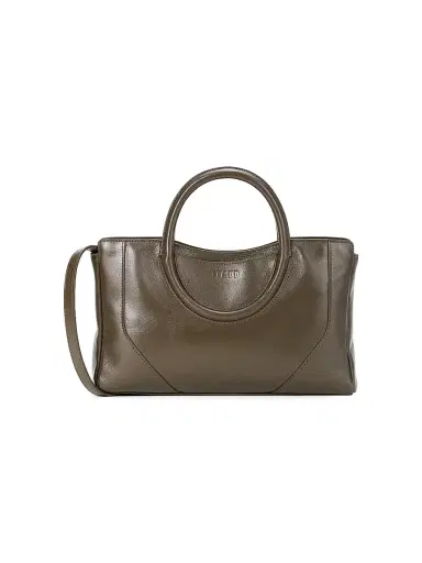 Staud Women's Mini Maude Leather Satchel - Truffle | Thumbnail 1 Staud Women's Mini Maude Leather Satchel - Truffle | Thumbnail 1