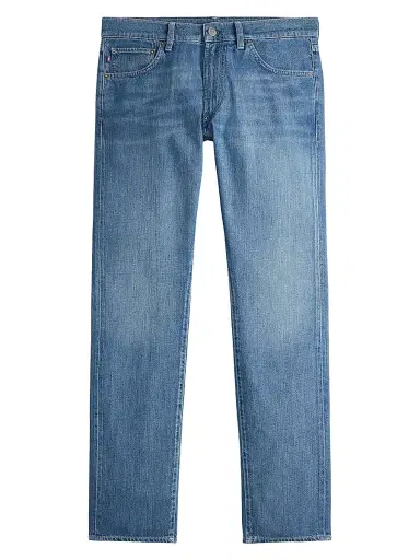 Ralph Lauren Purple Label Men's Italian Denim 5-Pocket Slim-Fit Jeans - Medium Indigo | Thumbnail 1 Ralph Lauren Purple Label Men's Italian Denim 5-Pocket Slim-Fit Jeans - Medium Indigo | Thumbnail 1