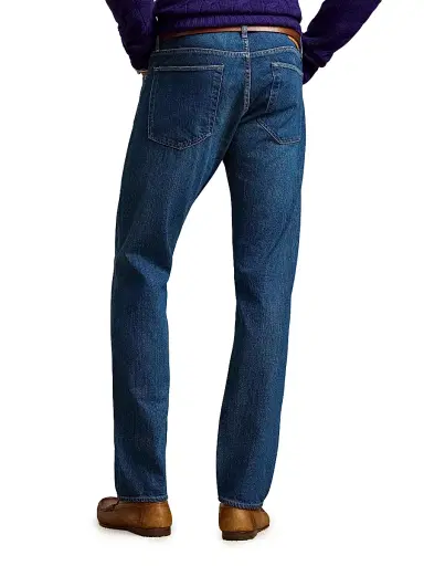 Ralph Lauren Purple Label Men's Denim Slim Five-Pocket Jeans - Dark Indigo | Thumbnail 5 Ralph Lauren Purple Label Men's Denim Slim Five-Pocket Jeans - Dark Indigo | Thumbnail 5