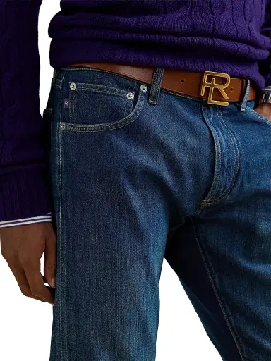 Ralph Lauren Purple Label Men's Denim Slim Five-Pocket Jeans - Dark Indigo | Thumbnail 6 Ralph Lauren Purple Label Men's Denim Slim Five-Pocket Jeans - Dark Indigo | Thumbnail 6
