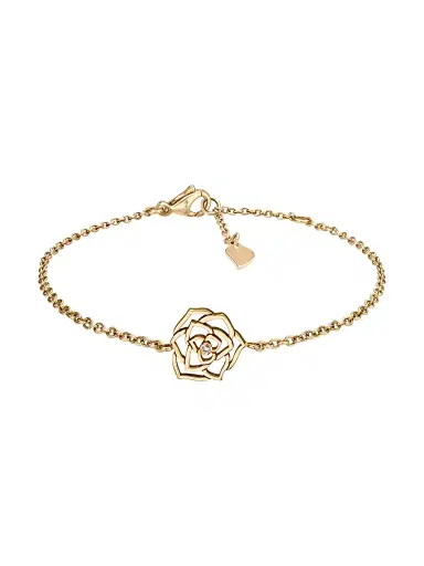 Piaget Women's Rose 18K Rose Gold & Diamond Link Bracelet - Rose Gold | Thumbnail 1 Piaget Women's Rose 18K Rose Gold & Diamond Link Bracelet - Rose Gold | Thumbnail 1