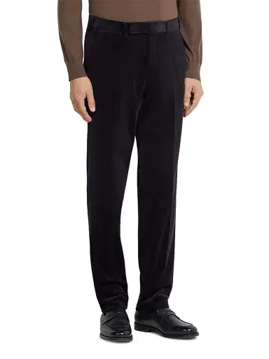 Zegna Men's Cashco Pants - Navy Blue - Size 46 | Thumbnail 2 Zegna Men's Cashco Pants - Navy Blue - Size 46 | Thumbnail 2