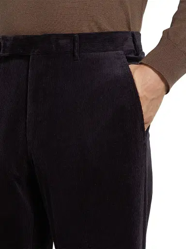 Zegna Men's Cashco Pants - Navy Blue - Size 46 | Thumbnail 5 Zegna Men's Cashco Pants - Navy Blue - Size 46 | Thumbnail 5