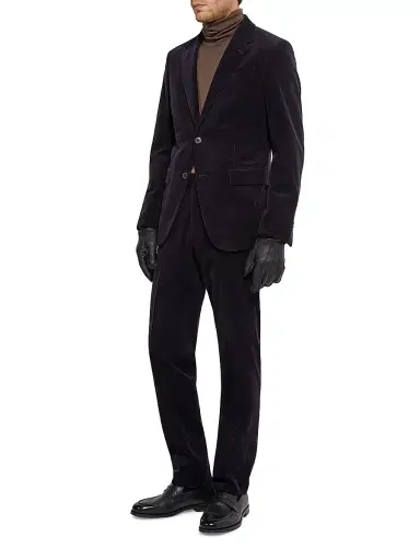 Zegna Men's Cashco Pants - Navy Blue - Size 46 | Thumbnail 6 Zegna Men's Cashco Pants - Navy Blue - Size 46 | Thumbnail 6