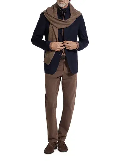 ZEGNA Men's Oasi Cashmere II Conte Jacket - Navy Blue | Thumbnail 5 ZEGNA Men's Oasi Cashmere II Conte Jacket - Navy Blue | Thumbnail 5
