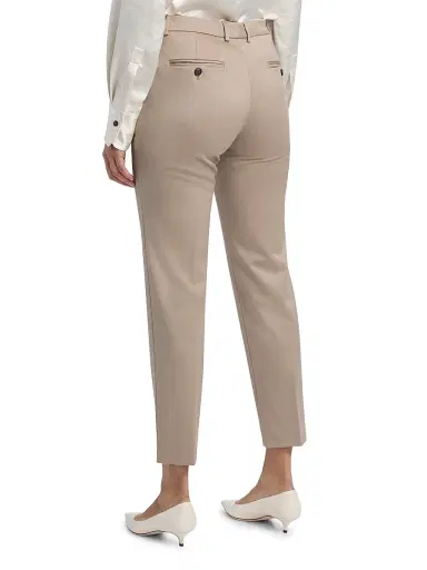 Kiton Women's Stretch Wool Straight Trousers | Thumbnail 5 Kiton Women's Stretch Wool Straight Trousers | Thumbnail 5