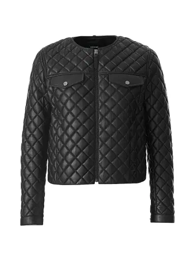 Mackage Women's Lena Quilted Leather Crop Jacket - Black - Size XL | Thumbnail 1 Mackage Women's Lena Quilted Leather Crop Jacket - Black - Size XL | Thumbnail 1