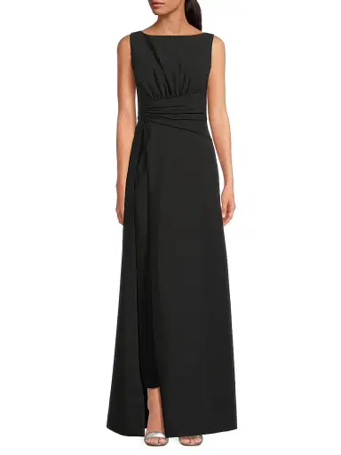 Kay Unger Women's Palmer Walk-Thru Asymmetric Jumpsuit | Thumbnail 2 Kay Unger Women's Palmer Walk-Thru Asymmetric Jumpsuit | Thumbnail 2