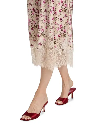 Cami NYC Women's Vivienne Lace-Trimmed Floral Stretch-Silk Maxi Skirt - Camellia Ditsy | Thumbnail 6 Cami NYC Women's Vivienne Lace-Trimmed Floral Stretch-Silk Maxi Skirt - Camellia Ditsy | Thumbnail 6