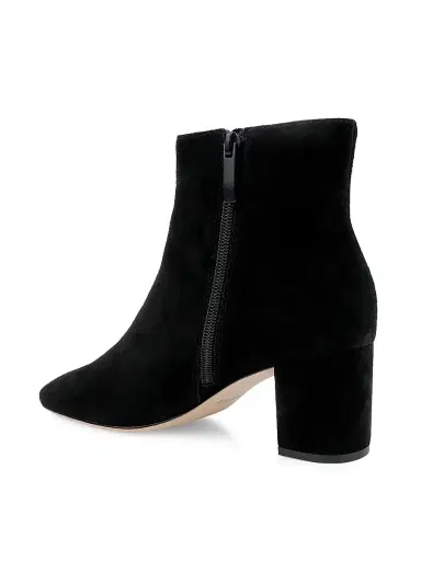 L'AGENCE Women's Melanie 65MM Suede Ankle Booties - Black Suede | Thumbnail 3 L'AGENCE Women's Melanie 65MM Suede Ankle Booties - Black Suede | Thumbnail 3