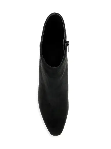 L'AGENCE Women's Melanie 65MM Suede Ankle Booties - Black Suede | Thumbnail 4 L'AGENCE Women's Melanie 65MM Suede Ankle Booties - Black Suede | Thumbnail 4