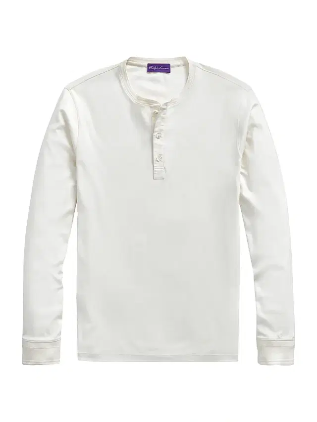 Men's Cotton Henley - Cream Men's Cotton Henley - Cream