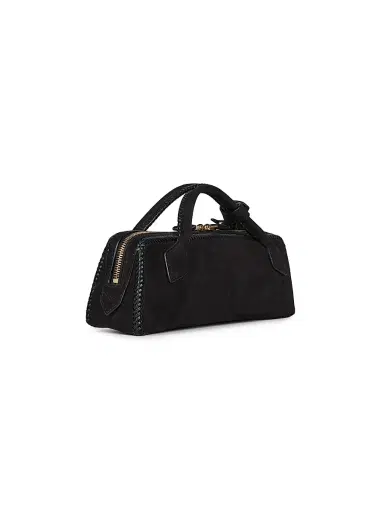 Alaïa Women's Suede Clutch - Noir | Thumbnail 4 Alaïa Women's Suede Clutch - Noir | Thumbnail 4