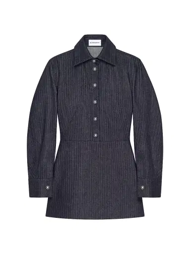 Givenchy Women's Dress in Denim Herringbone - Dark Navy | Thumbnail 1 Givenchy Women's Dress in Denim Herringbone - Dark Navy | Thumbnail 1