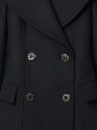 Burberry Women's Silverlake Double-Breasted Coat - Navy | Thumbnail 2 Burberry Women's Silverlake Double-Breasted Coat - Navy | Thumbnail 2