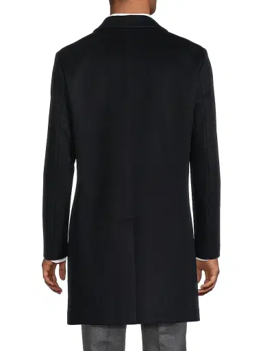 Reiss Men's Gable Wool-Blend Topcoat | Thumbnail 5 Reiss Men's Gable Wool-Blend Topcoat | Thumbnail 5