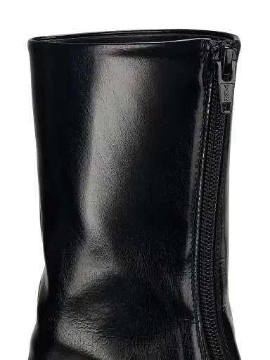 Toteme Women's Glossy 85MM Leather Boots - Black | Thumbnail 6 Toteme Women's Glossy 85MM Leather Boots - Black | Thumbnail 6