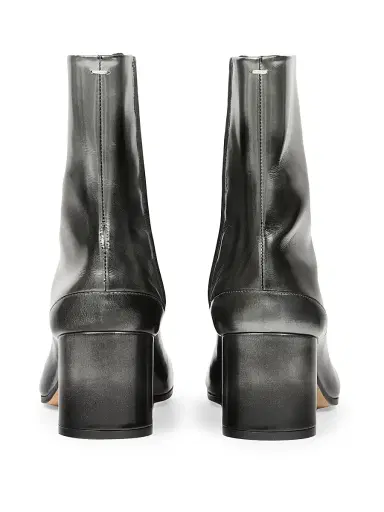 Maison Margiela Women's Tabi 60MM Metallic Leather Ankle Boots | Thumbnail 3 Maison Margiela Women's Tabi 60MM Metallic Leather Ankle Boots | Thumbnail 3