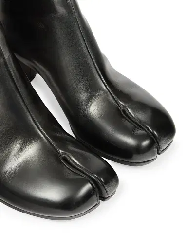 Maison Margiela Women's Tabi 60MM Metallic Leather Ankle Boots | Thumbnail 4 Maison Margiela Women's Tabi 60MM Metallic Leather Ankle Boots | Thumbnail 4