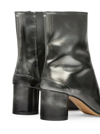 Maison Margiela Women's Tabi 60MM Metallic Leather Ankle Boots | Thumbnail 5 Maison Margiela Women's Tabi 60MM Metallic Leather Ankle Boots | Thumbnail 5