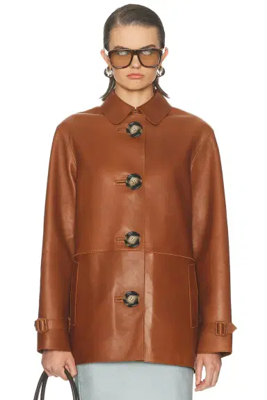 Acne Studios Lorassino Leather Jacket | Thumbnail 1 Acne Studios Lorassino Leather Jacket | Thumbnail 1