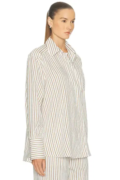 House of Dagmar Fluid Stripe Shirt | Thumbnail 2 House of Dagmar Fluid Stripe Shirt | Thumbnail 2
