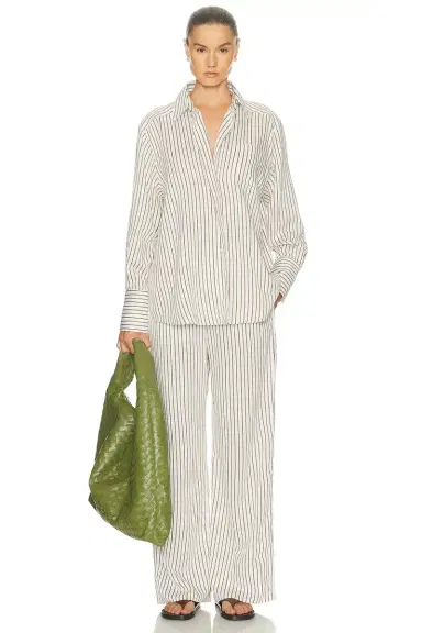 House of Dagmar Fluid Stripe Shirt | Thumbnail 5 House of Dagmar Fluid Stripe Shirt | Thumbnail 5