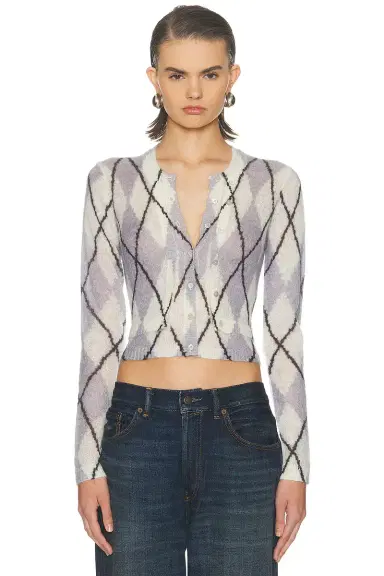 Acne Studios Kahoo Printed Cardigan | Thumbnail 2 Acne Studios Kahoo Printed Cardigan | Thumbnail 2
