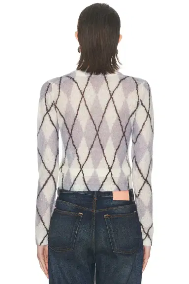 Acne Studios Kahoo Printed Cardigan | Thumbnail 4 Acne Studios Kahoo Printed Cardigan | Thumbnail 4