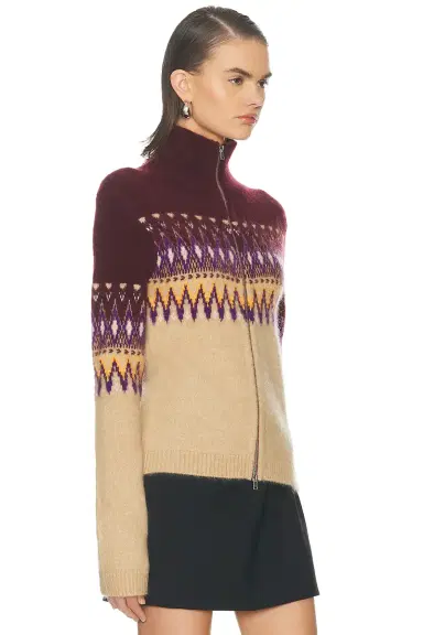 Acne Studios Kordica Nordic Shrunken Sweater | Thumbnail 2 Acne Studios Kordica Nordic Shrunken Sweater | Thumbnail 2