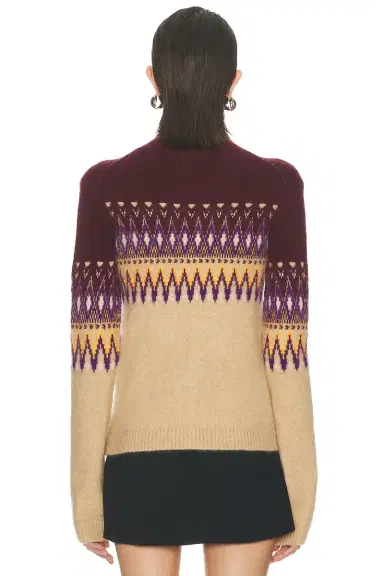 Acne Studios Kordica Nordic Shrunken Sweater | Thumbnail 3 Acne Studios Kordica Nordic Shrunken Sweater | Thumbnail 3