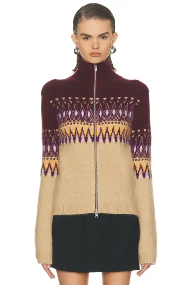 Acne Studios Kordica Nordic Shrunken Sweater | Thumbnail 1 Acne Studios Kordica Nordic Shrunken Sweater | Thumbnail 1