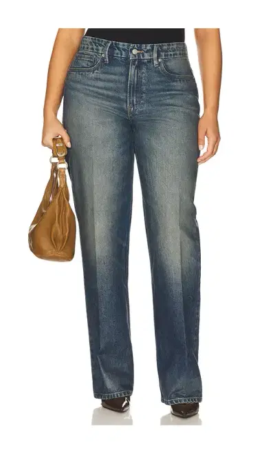Good American 90s Relaxed Coated Jeansin Indigo927 | Thumbnail 2 Good American 90s Relaxed Coated Jeansin Indigo927 | Thumbnail 2