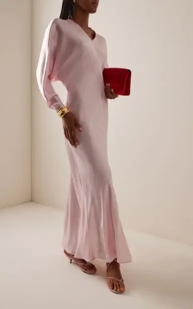 FFORME Naomie Draped Hammered-Satin Maxi Dress | Thumbnail 10 FFORME Naomie Draped Hammered-Satin Maxi Dress | Thumbnail 10