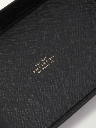 Smythson Small Panama Cross-Grain Leather Trinket Tray - Men | Thumbnail 3 Smythson Small Panama Cross-Grain Leather Trinket Tray - Men | Thumbnail 3