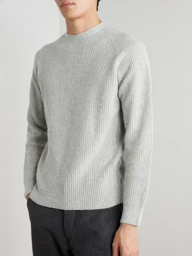 John Smedley Oxnard Recycled Cashmere and Wool-Blend Sweater - Men | Thumbnail 3 John Smedley Oxnard Recycled Cashmere and Wool-Blend Sweater - Men | Thumbnail 3
